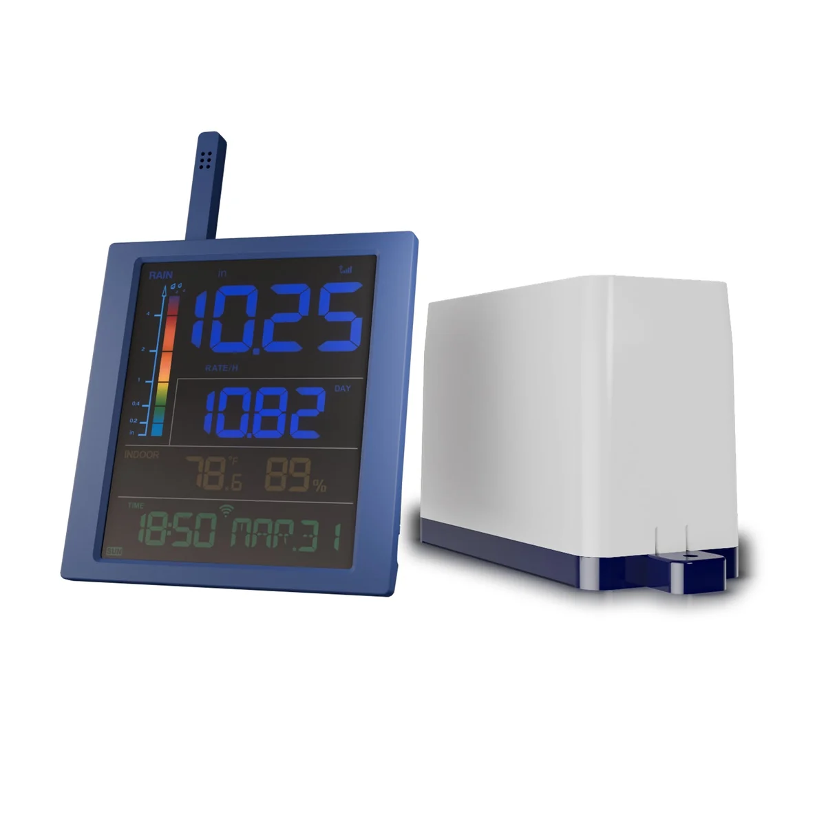 Ecowitt WN1700 Rain Gauge Mini – Regenmesser-Kit mit WLAN-Konsole