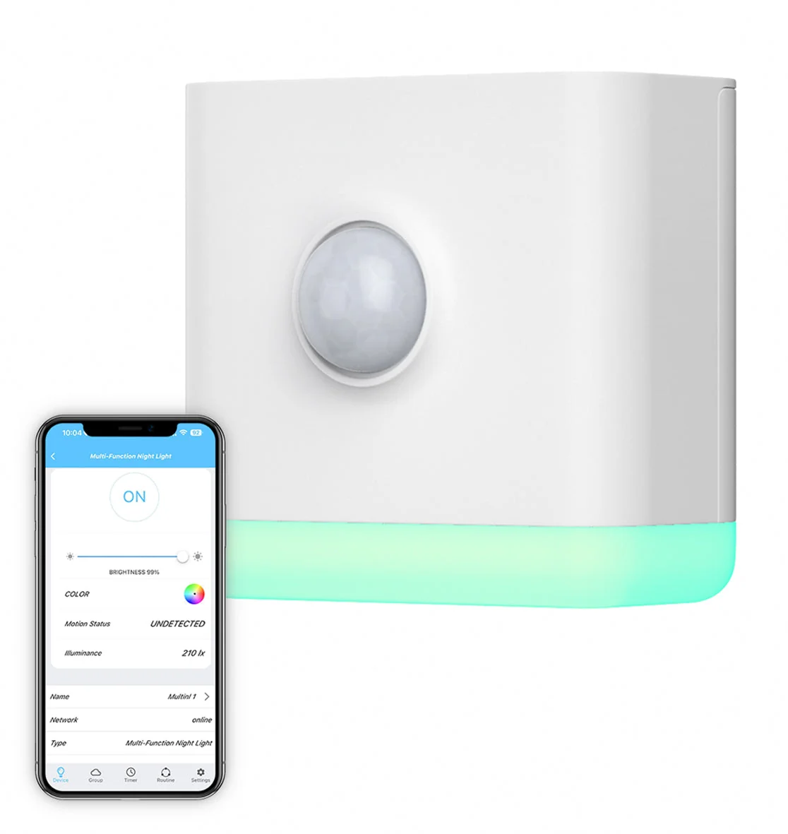 Third Reality Multi-Function Night Light – Bewegungs- und Helligkeitssensor mit RGB-Nachtlicht