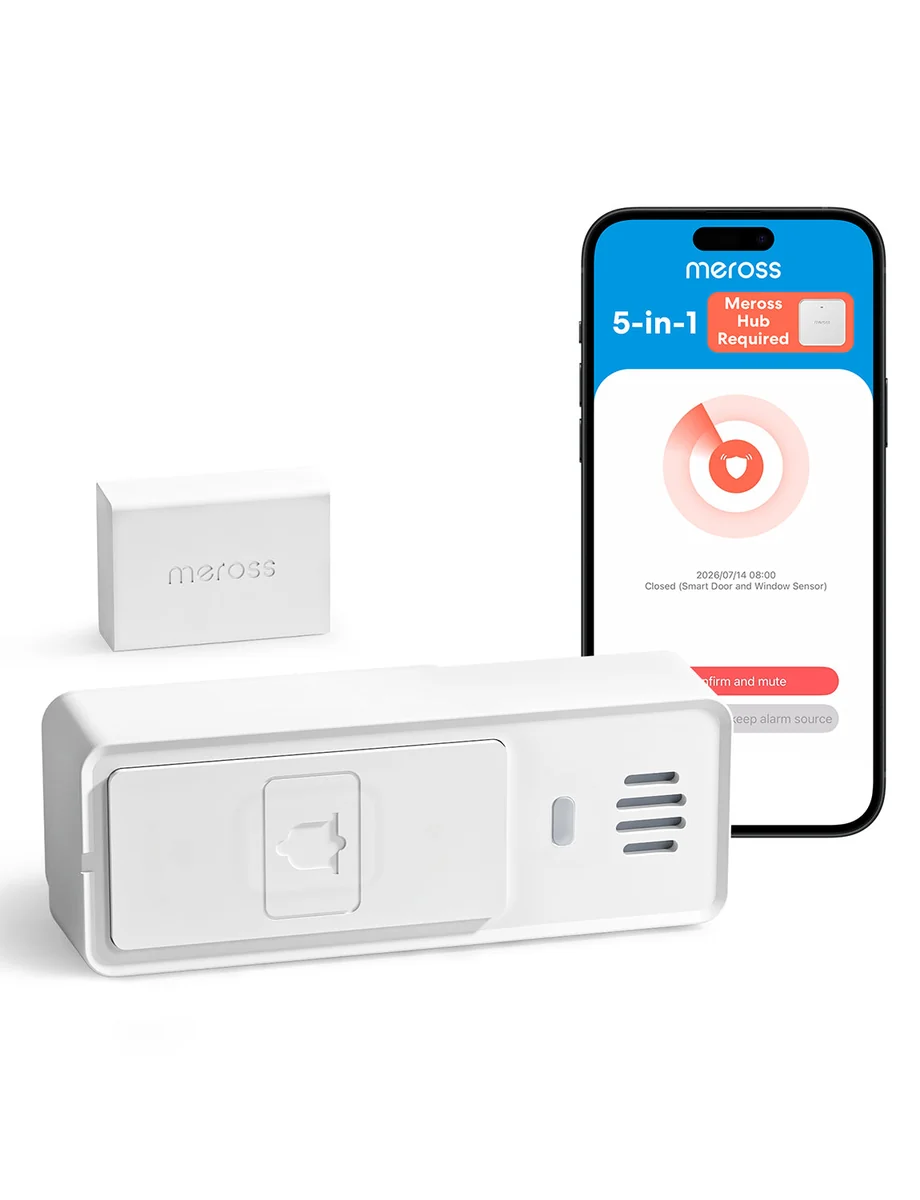 Meross MS220 3-in-1 Smart Tür- und Fenstersensor mit Türklingelmodus