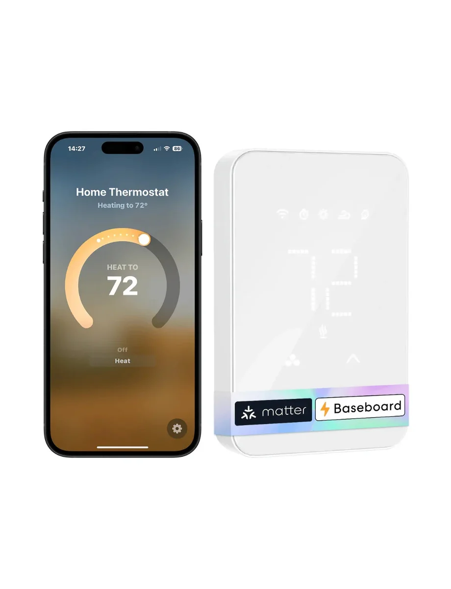 Meross MTS215MA Matter-Thermostat für Elektroheizung