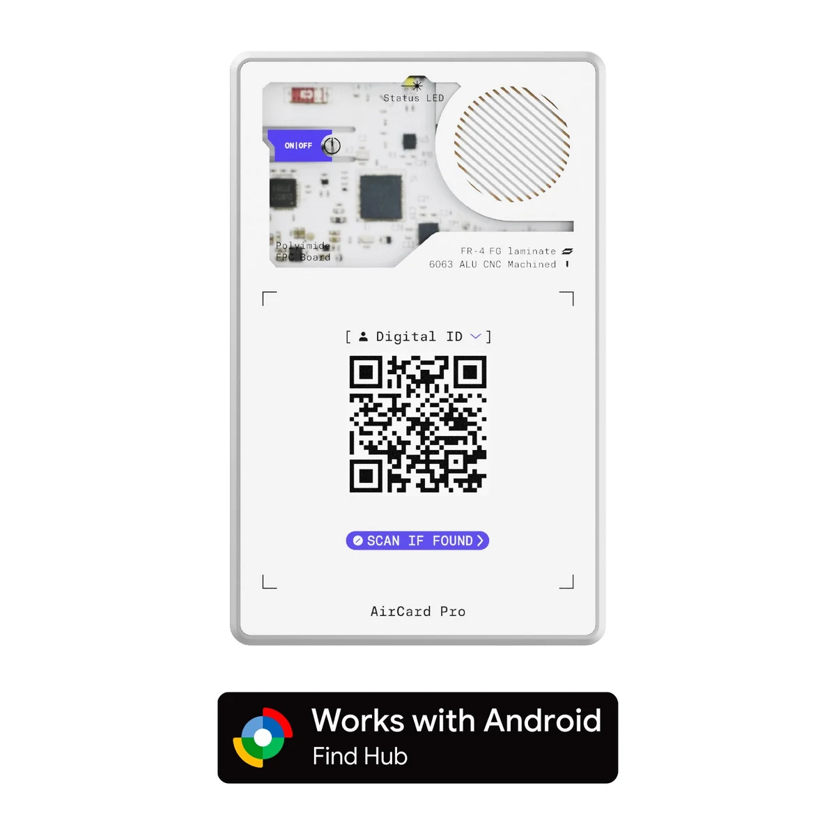 Rolling Square AirCard Pro Bluetooth-Tracker für Geldbörse