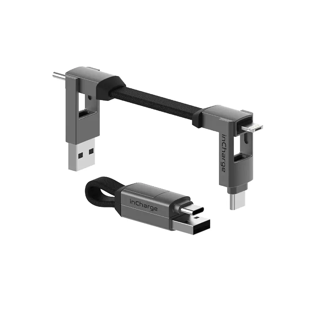 Rolling Square inCharge 6 – 6-in-1-Keyring-Ladekabel
