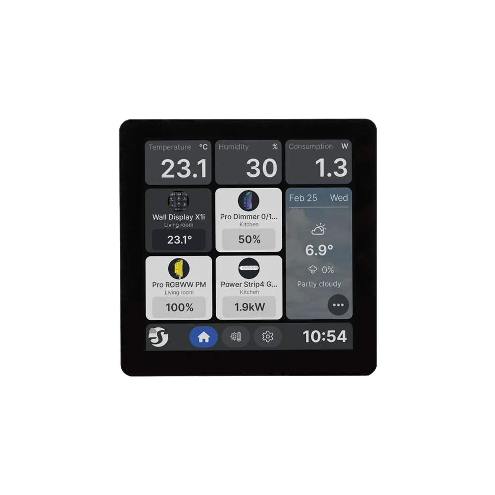 Shelly Wall Display X1i – Smart-Home-Touchpanel für die Wand