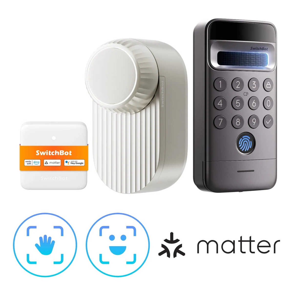 SwitchBot Lock Ultra Max Vision Pro Combo – Türschloss mit biometrischer Freigabe