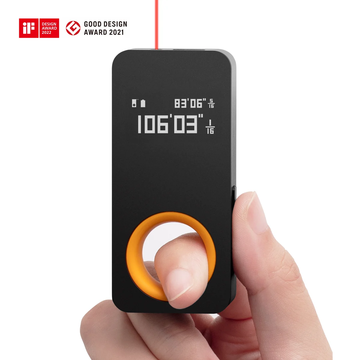 HOTO Laser Measure – Taschen-Lasermesser mit App