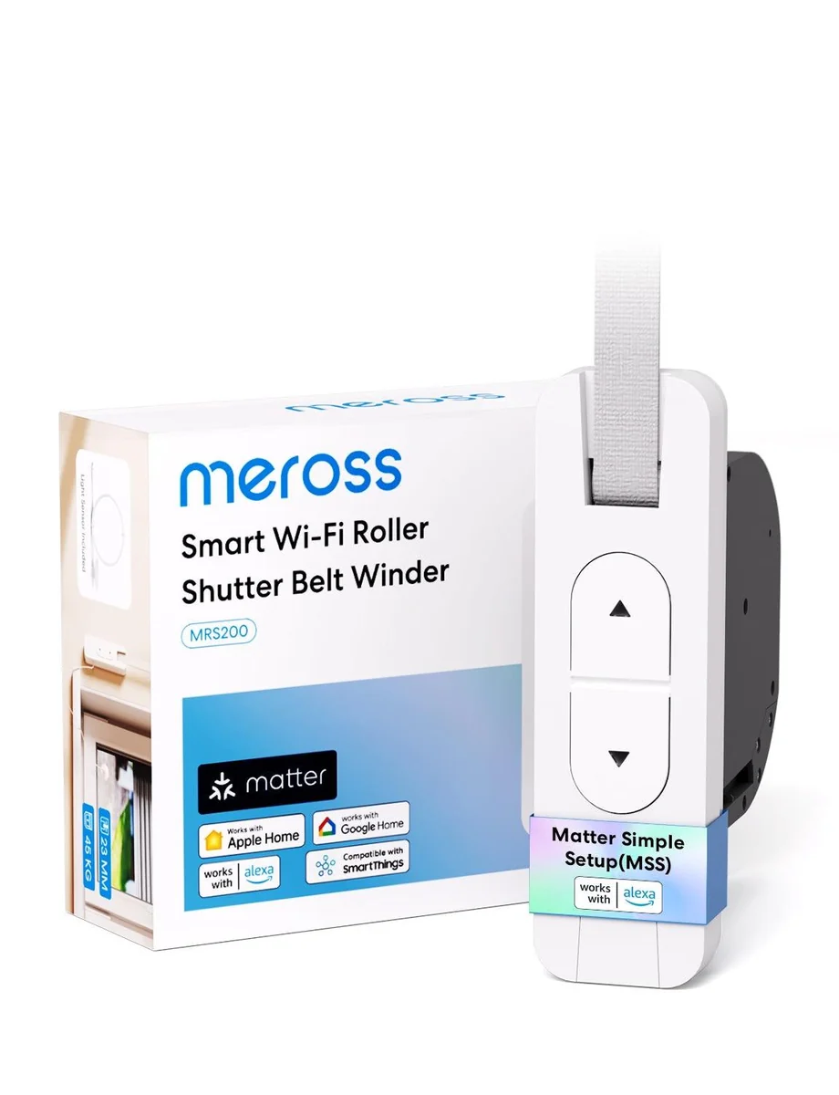 Meross Matter Smart Roller Shutter Belt Winder MRS200MA – motorisierter Gurtwickler